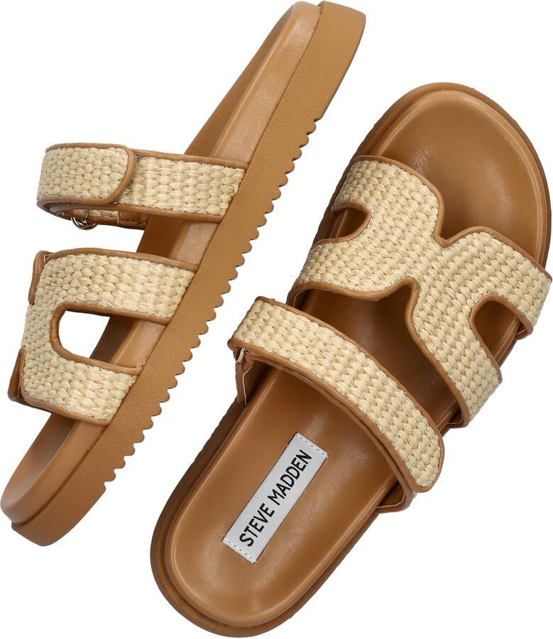 Steve Madden Leren slippers met klittenband model 'MISSILE' - Foto 12