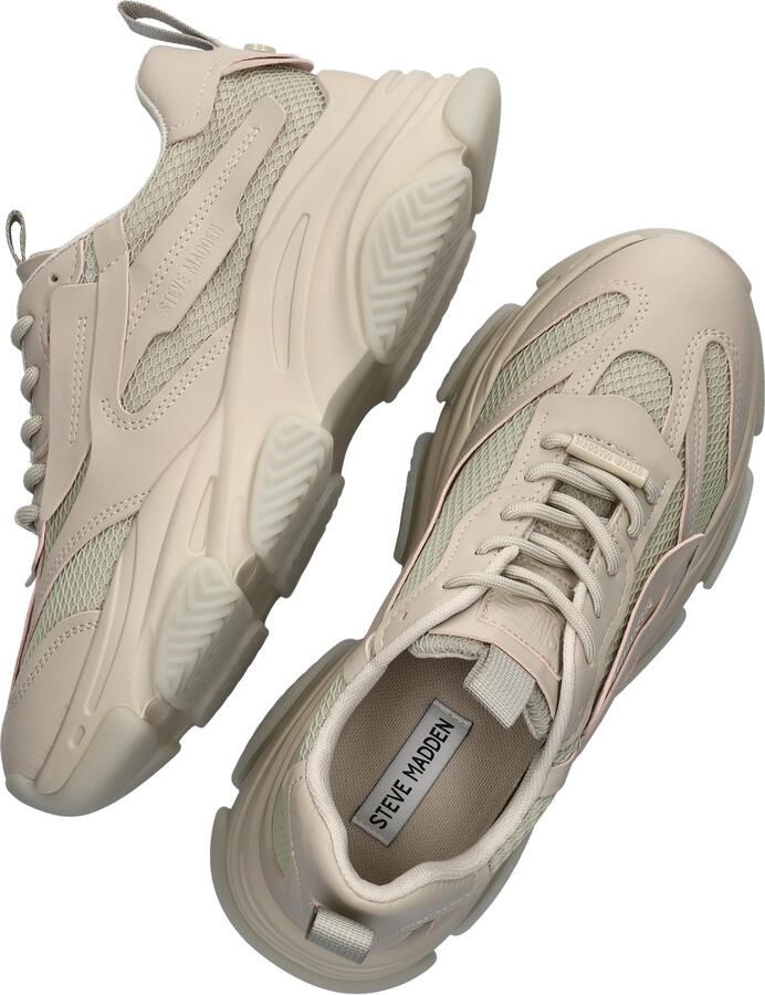 STEVE MADDEN Possess Beige Leer Lage sneakers Unisex - Foto 3