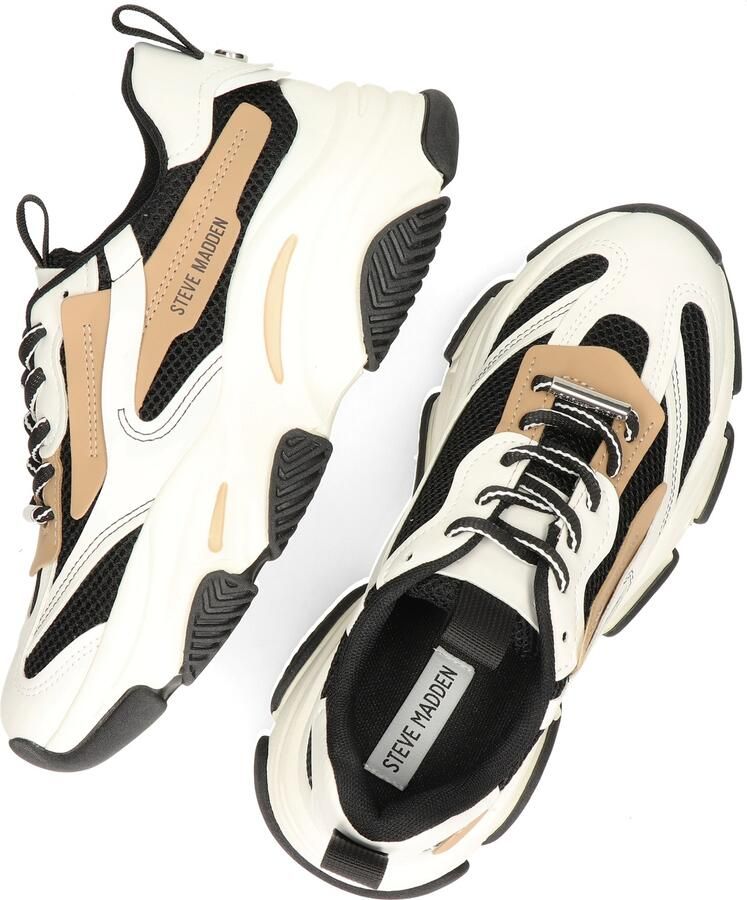 STEVE MADDEN Possession-E tan Zwart Kunststof Lage sneakers Dames - Foto 9