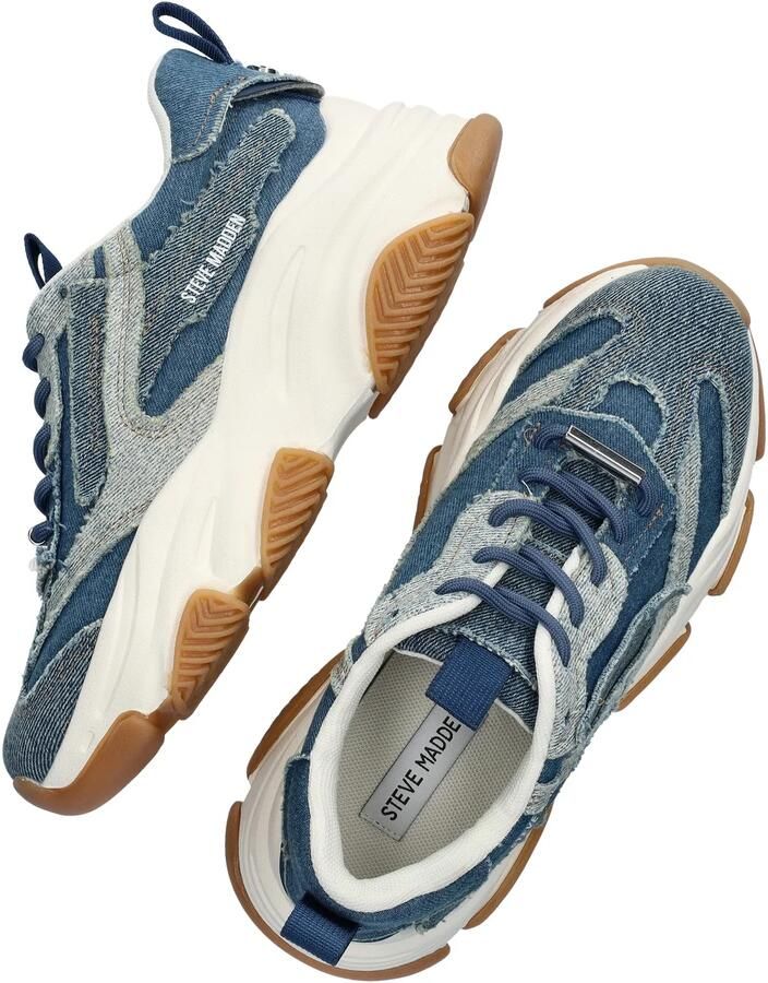 Steve Madden Dames Sneakers Possession-e Denim Multi Jeansblauw - Foto 4