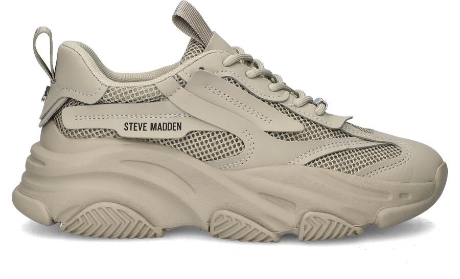 STEVE MADDEN Possession-E greige Grijs Kunststof Lage sneakers Dames