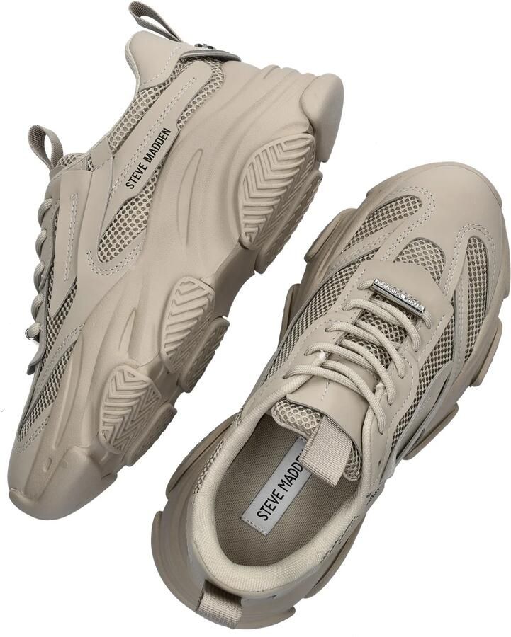 STEVE MADDEN Possession-E greige Grijs Kunststof Lage sneakers Dames - Foto 6