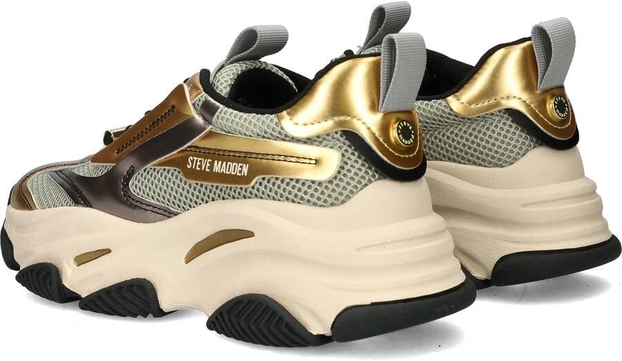 STEVE MADDEN Possession-E | Pewter Gld Zilver Mesh Lage sneakers Dames - Foto 3