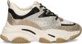 Steve Madden Privy Sneakers Laag goudkleur - Beige
