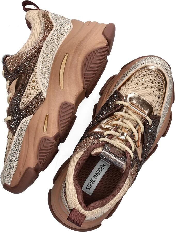 STEVE MADDEN Privy cappucino mul Beige Synthetisch Lage sneakers Dames - Foto 5