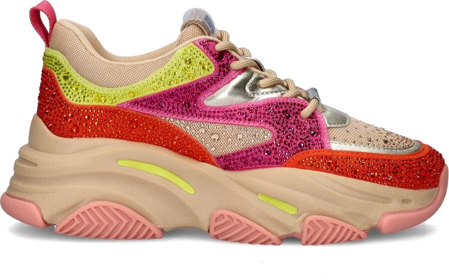 Steve Madden Privy Sneaker met Strass-steentjes Multicolor Dames