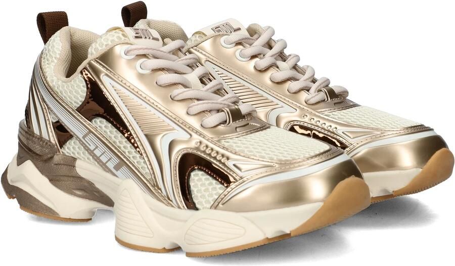STEVE MADDEN Speedster-E silver gold Beige Synthetisch Lage sneakers Dames - Foto 3