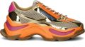 STEVE MADDEN Zoomz gold multi Goud Mesh Lage sneakers Dames - Goud