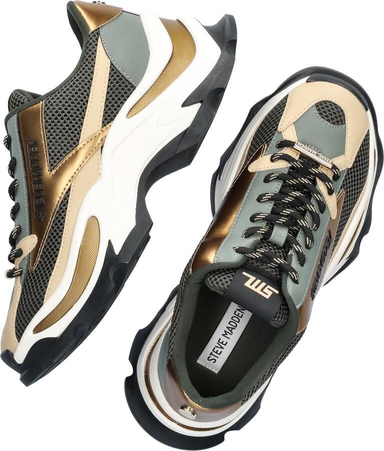 Steve Madden Dames Sneakers Zoomz Ice Pewter gld Multi - Foto 4