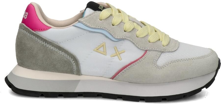 Sun68 Lage Sneakers Z36204 ALLY COLOR EXPLOSION-330 01 BIANCO - Foto 2