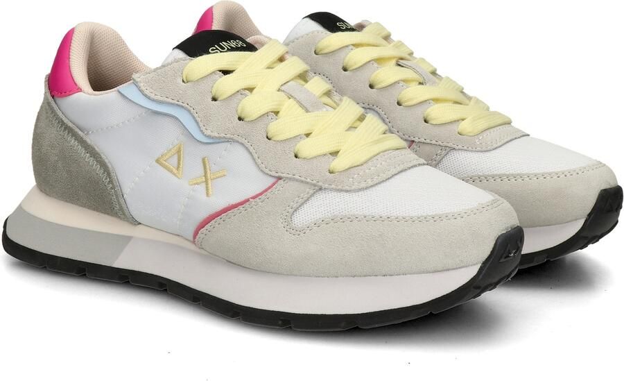 Sun68 Lage Sneakers Z36204 ALLY COLOR EXPLOSION-330 01 BIANCO - Foto 4