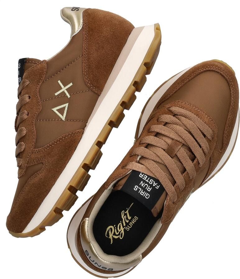 Sun68 Bruine Nylon Sneakers voor herfst winter - Foto 4