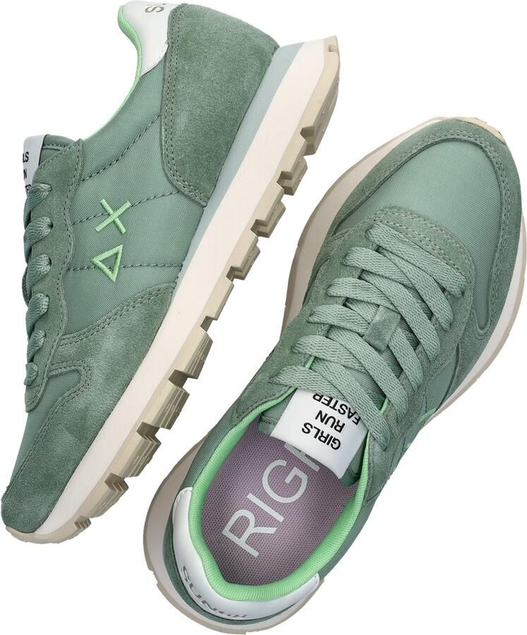 Sun68 Sun 68 Ally Solid Nylon Sneakers Dames Groen - Foto 9