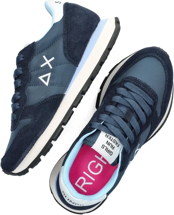 Sun 68 Dames Sneaker Ally Solid Nylon Navy Blue BLAUW - Foto 2