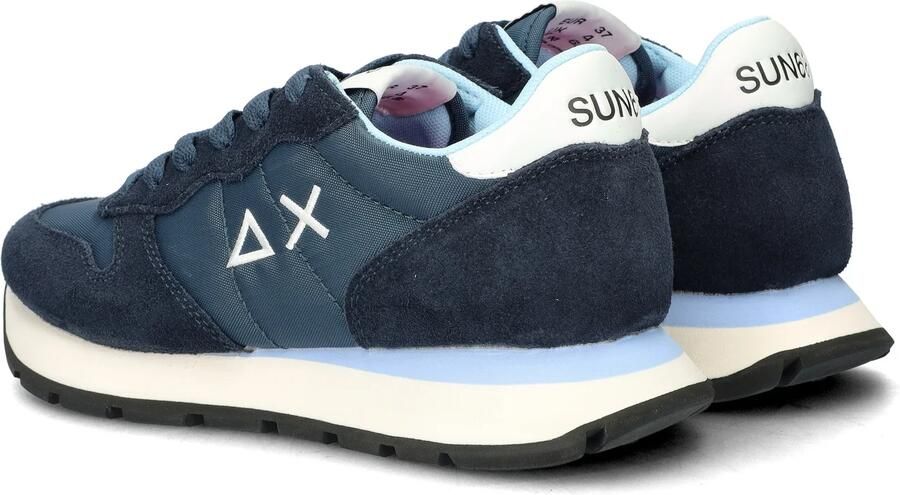 Sun 68 Dames Sneaker Ally Solid Nylon Navy Blue BLAUW - Foto 4