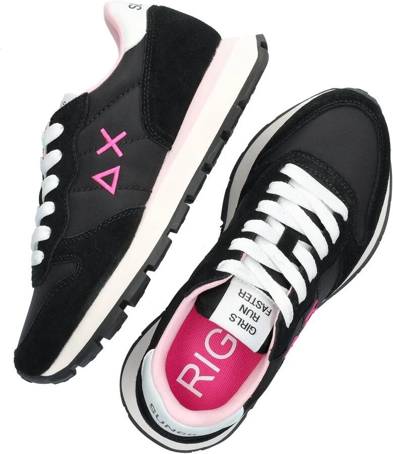 Sun 68 Ally Solid Nylon dames sneaker Zwart - Foto 3
