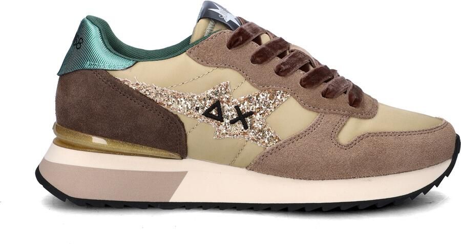 Sun 68 Stargirl Glitter dames sneaker Beige multi - Foto 3