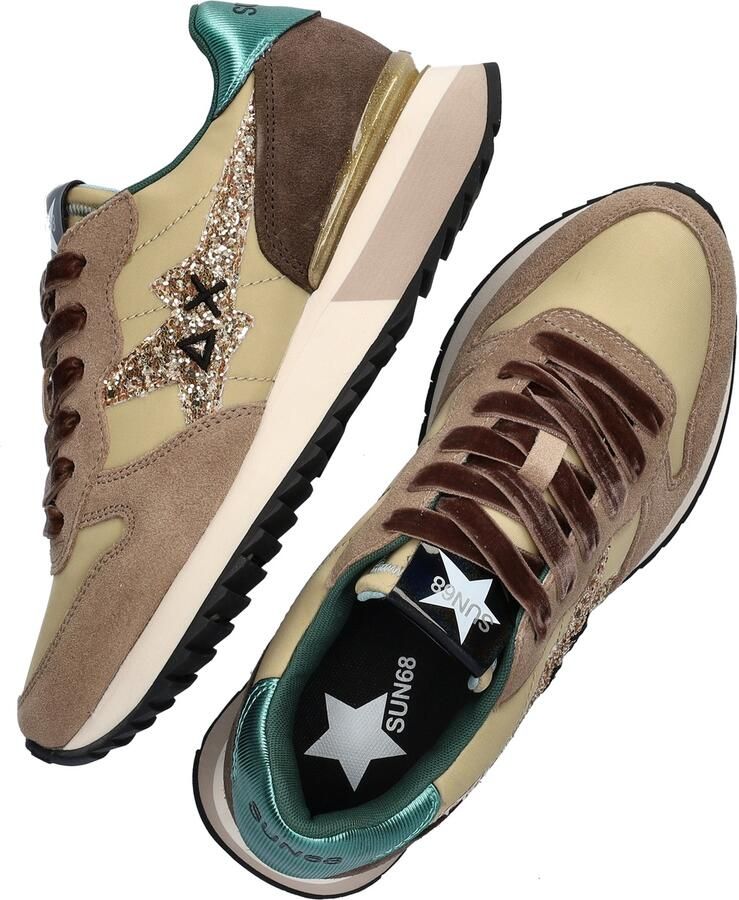 Sun 68 Stargirl Glitter dames sneaker Beige multi - Foto 4