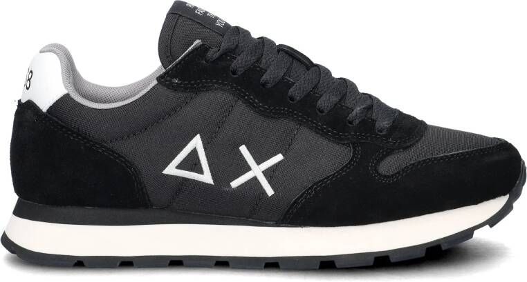 Sun68 Heren Lage sneakers Tom Solid Zwart Suède