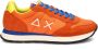 Sun68 Tom Solid Nylon Men Lage sneakers Heren Oranje - Thumbnail 4