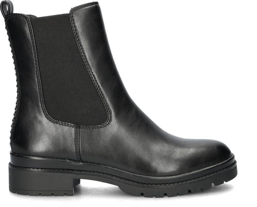 Tamaris Chelsea-boots blokhak business schoen enkellaars met comfortabele stretch-inzet