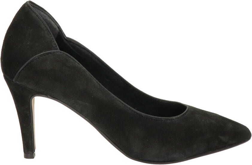 Tamaris Idony suède pumps zwart