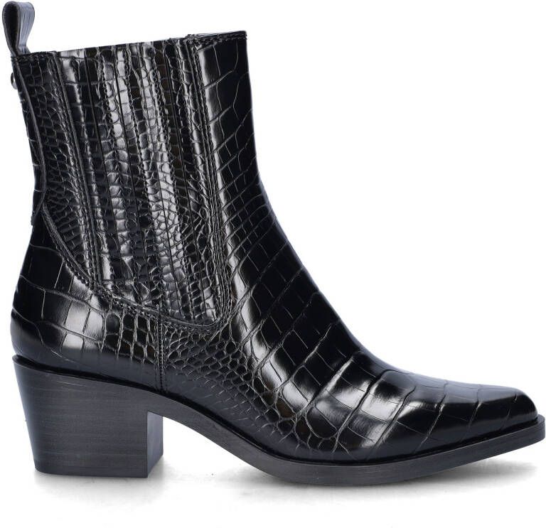 Tamaris Vegan dierenprint enkellaars Black Dames - Foto 5