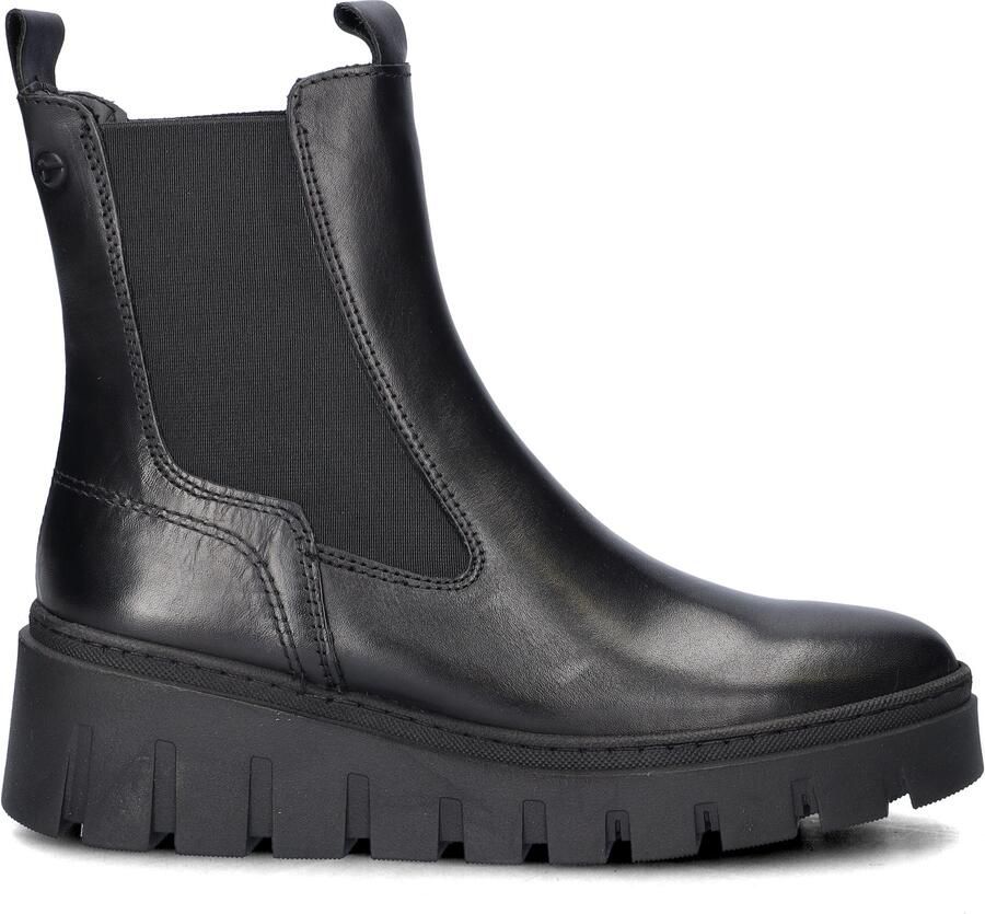 Tamaris dames chelsea boot leren laarzen enkellaars vrouwen leer M2549141 zwart - Foto 11