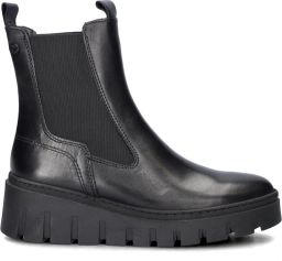 Tamaris dames chelsea boot 1-25491-41 304 leren laarzen enkellaars vrouwen leer M2549141 bruin