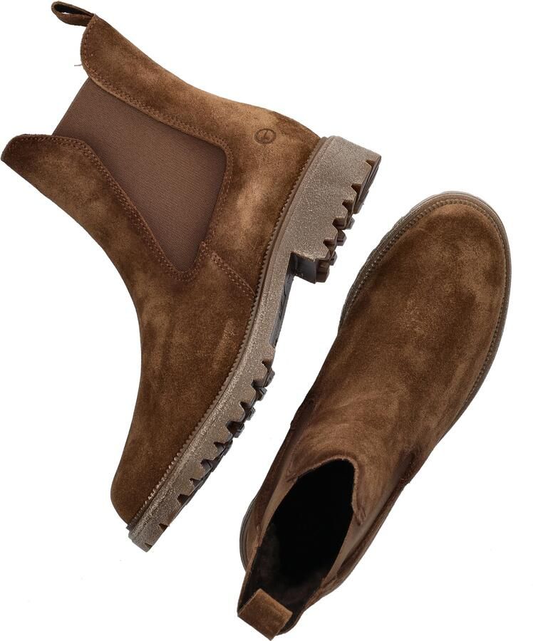 Tamaris Chelsea boots 'Schnürstiefel Damen 1-25427-41 090 Echtleder in schwarz' zwart - Foto 16