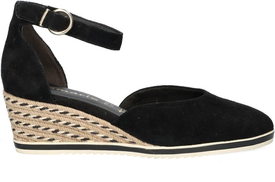 Tamaris Pumps met sleehak instapschoen wig-hak bandensandaal met modieuze jute-afwerking - Foto 10