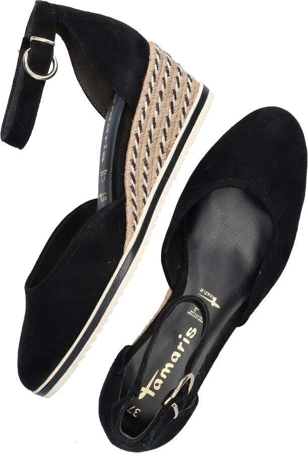 Tamaris Pumps met sleehak instapschoen wig-hak bandensandaal met modieuze jute-afwerking - Foto 11