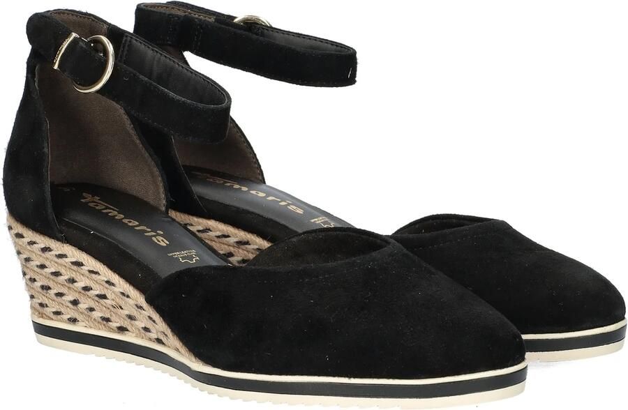 Tamaris Pumps met sleehak instapschoen wig-hak bandensandaal met modieuze jute-afwerking - Foto 12
