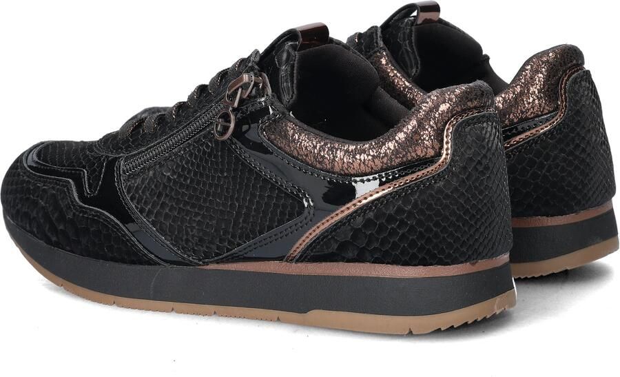 Tamaris Sportieve Zwarte Sneakers met Textiel en Synthetisch Bovenwerk Black Dames - Foto 9
