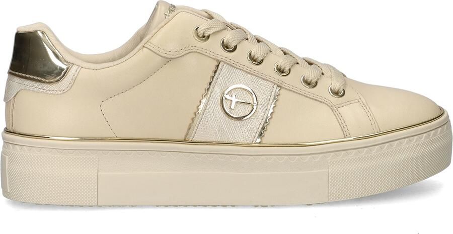 Tamaris Plateausneakers vrijetijdsschoen lage schoen veterschoen met gepolsterde schacht - Foto 8
