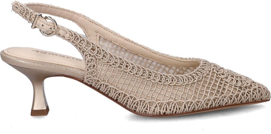Tamaris slingback pumps goud - Foto 4