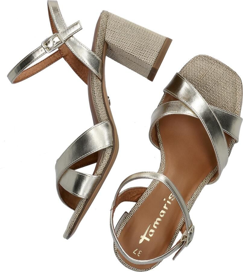 Tamaris Moderne elegante sandalen met blokhak - Foto 12