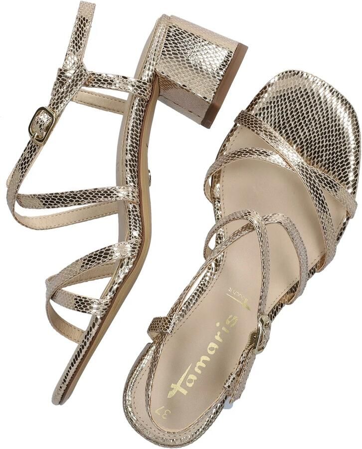Tamaris Essentials Dames Sandalen LT GOLD STRUCT - Foto 8