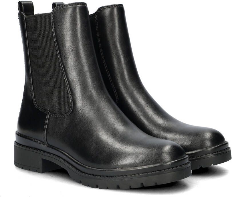 Tamaris Chelsea-boots blokhak business schoen enkellaars met comfortabele stretch-inzet - Foto 4