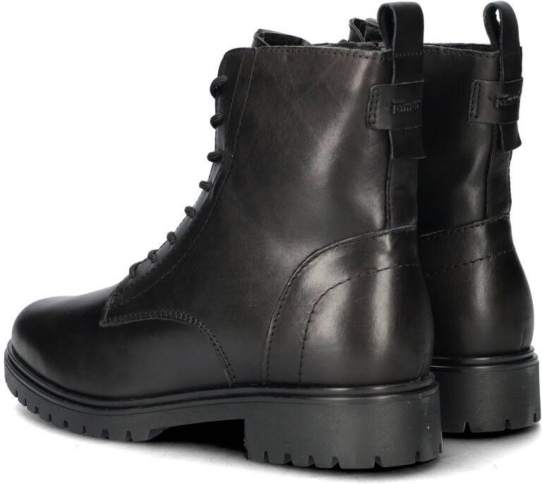 Tamaris leren veterboots zwart - Foto 3