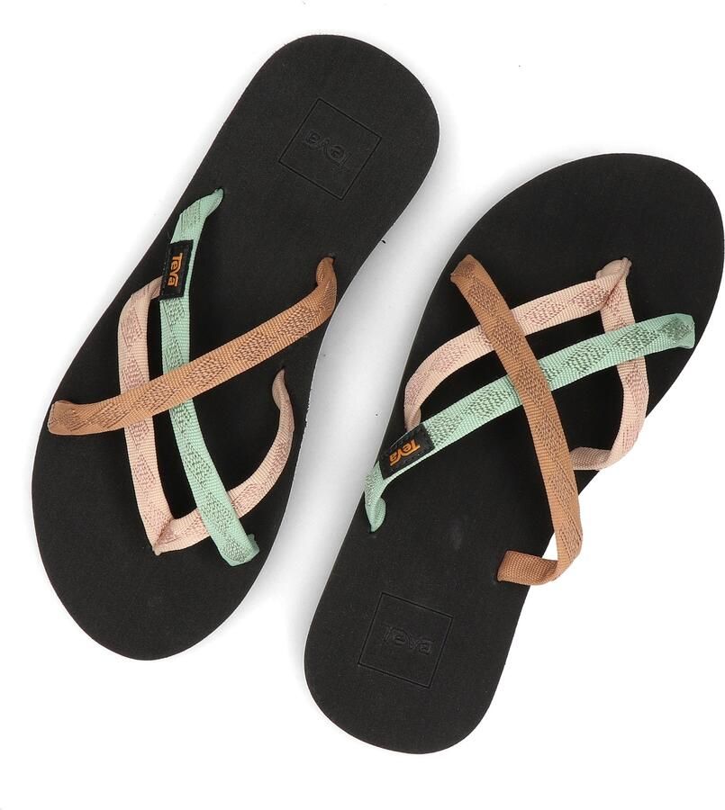 Teva W OLOWAHU MIXED B MAPLE SUGAR MULTI Dames Slippers MIXED B MAPLE SUGAR MULTI - Foto 12