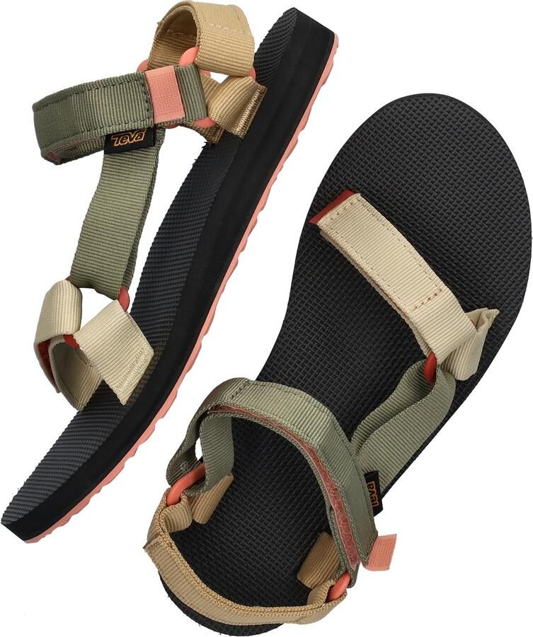 Teva W ORIGINAL UNIVERSAL Dames Sandalen BURNT Groen MULTI - Foto 3