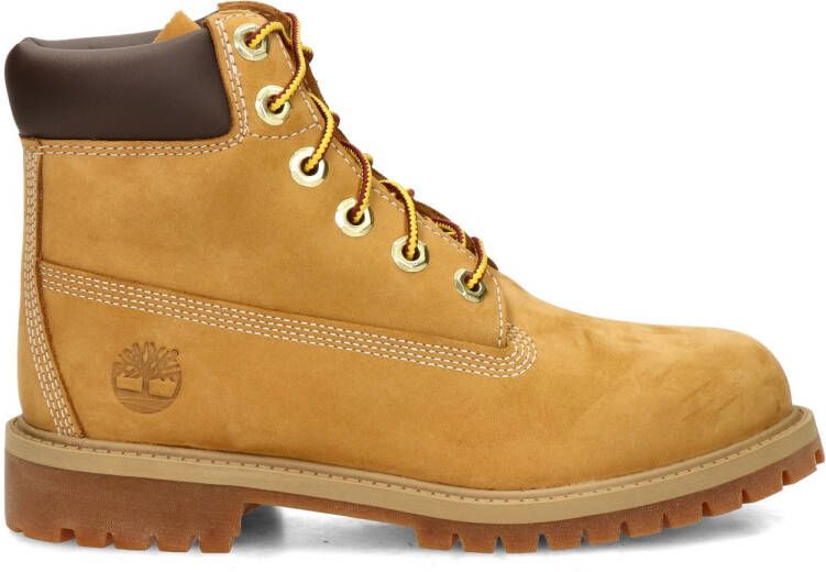 Timberland nubuck veterboots geel Effen 35 | Enkelboot van - Foto 2