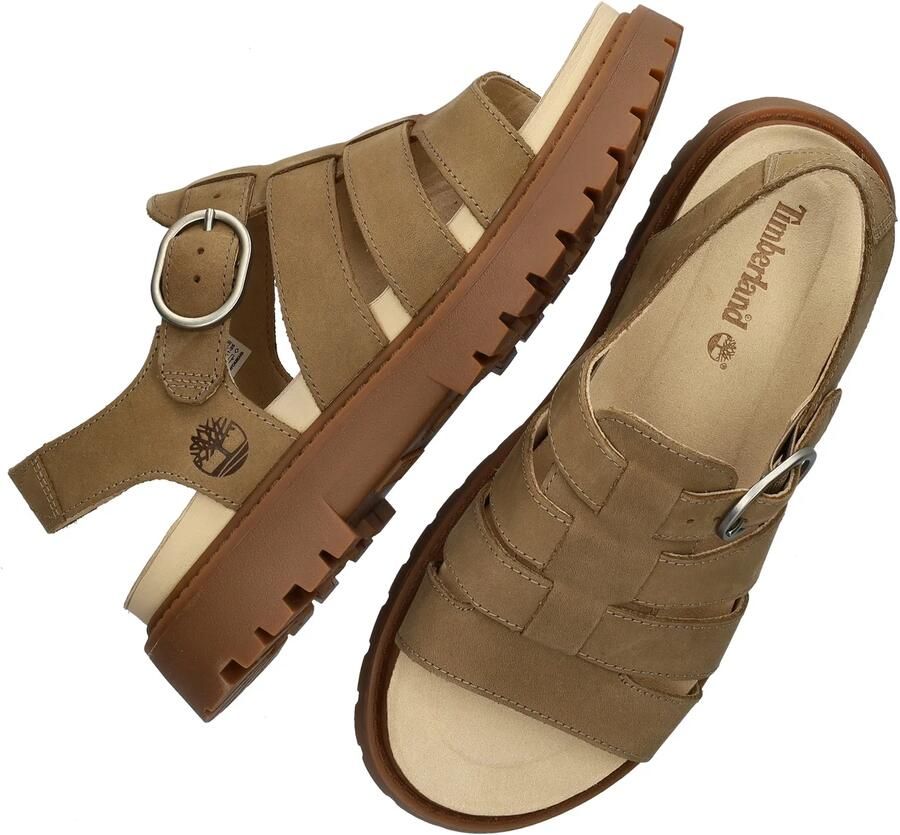 Timberland Women's Clairemont Way Fisherman Sandal Sandalen bruin - Foto 2