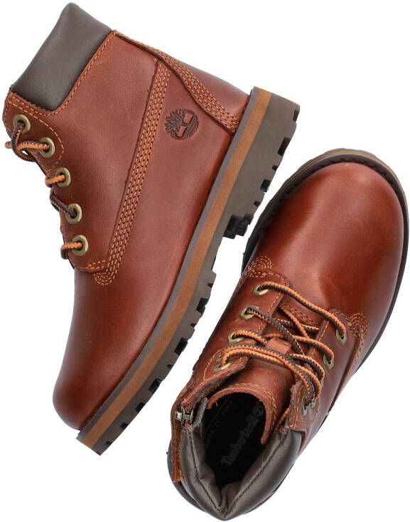 Timberland Courma Kid Traditional 6 Inch Veterboots Laarzen Met Veters Cognac - Foto 5
