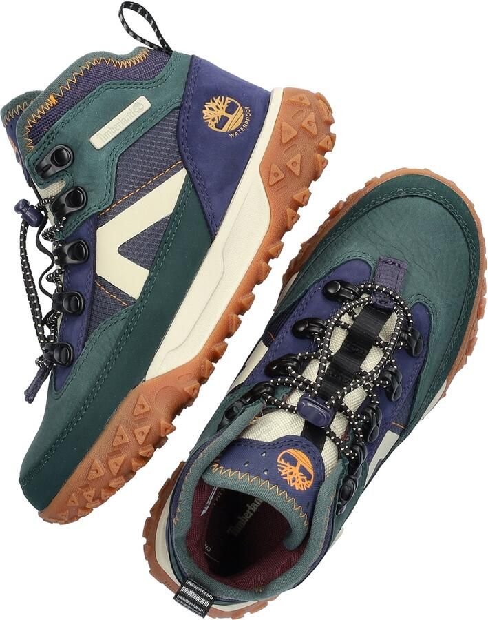 Timberland Youth's Greenstride Motion 6 Mid Bungee WP Boot Vrijetijdsschoenen blauw - Foto 6