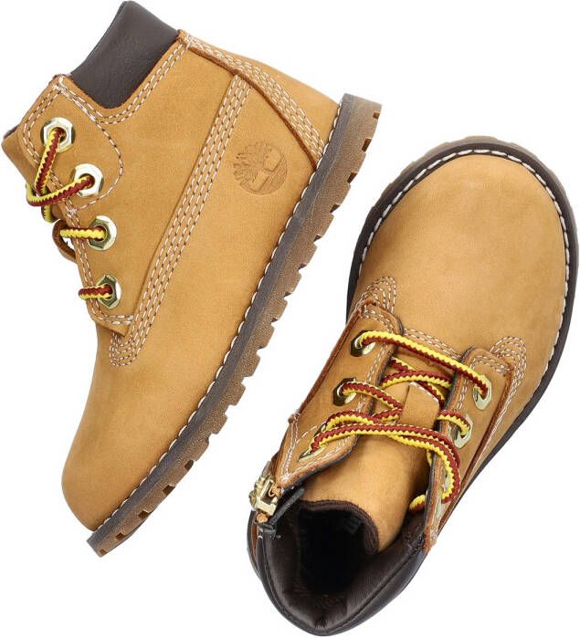 Timberland Pokey Pine Mid Lace Up with Zip Veterboots Cognac - Foto 3
