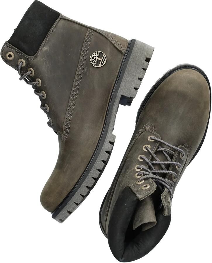 Timberland 6 Inch Premium leren veterboots grijs - Foto 4