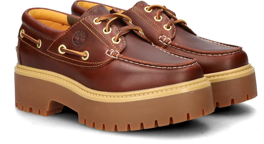 TIMBERLAND Veterschoen 'Stone Street 3 Eye' bruin karamel donkerbruin - Foto 10
