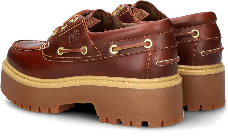 TIMBERLAND Veterschoen 'Stone Street 3 Eye' bruin karamel donkerbruin - Foto 9